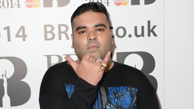 Naughty Boy at the BRIT Awards nominations 2014